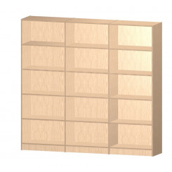 Bookshelf Open 3 Sections 